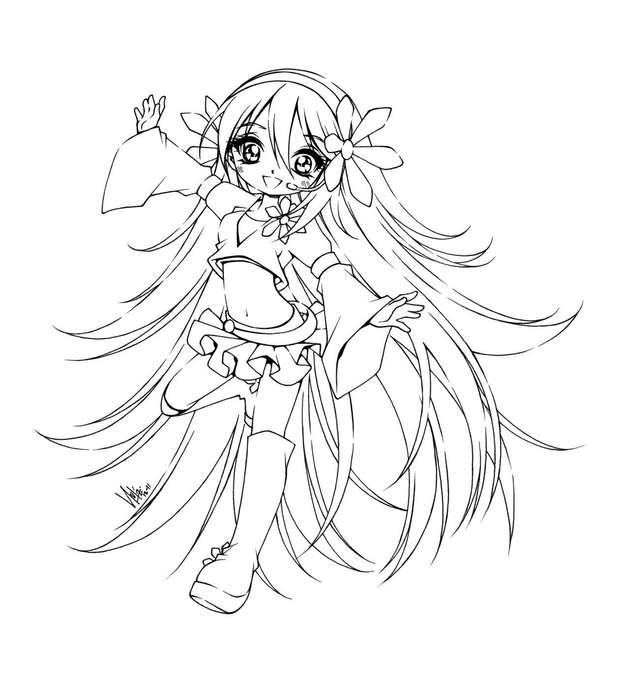 9 Incroyable Coloriage Chibi Kawaii Pictures COLORIAGE