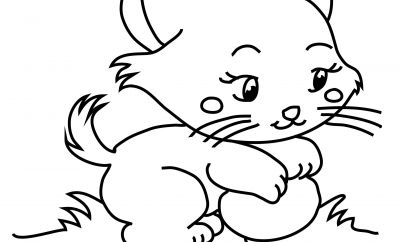 Le Meilleur Coloriage De Chat Trop Mignon Image Coloriage