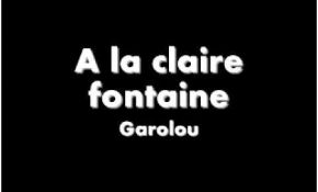 A La Claire Fontaine Frais A La Claire Fontaine