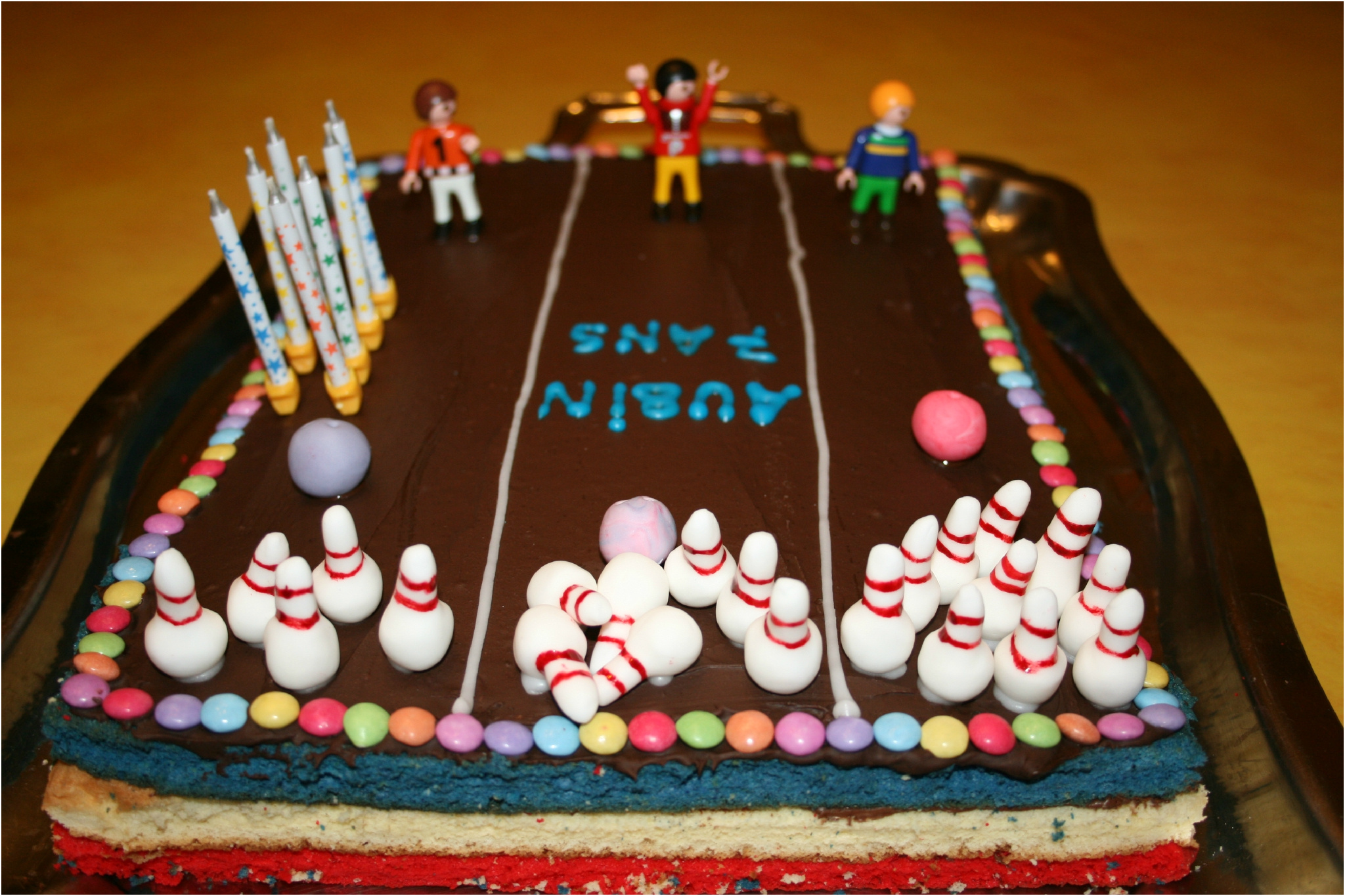 Anniversaire 7 Ans Nice Gâteau D’anniversaire Bowling Aubin 7 Ans Les Lutins
