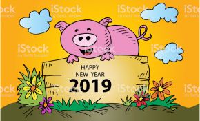 Bonne Année 2019 Coloriage Unique Mignon De Porc Coloriages Avec Texte Bonne Année 2019