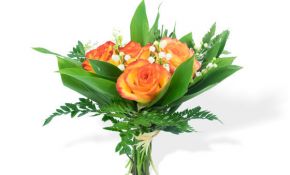 Bouquet De Muguet Nice Frir Un Bouquet De Muguet & Roses Orange Pour Le 1er Mai
