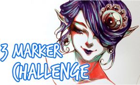 Coloriage 3 Marker Challenge Nice 3 Marker Challenge