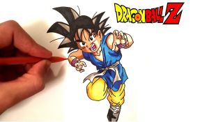 Coloriage À Imprimer Dragon Ball Z Inspiration Dessin Sangoku Petit Dbz