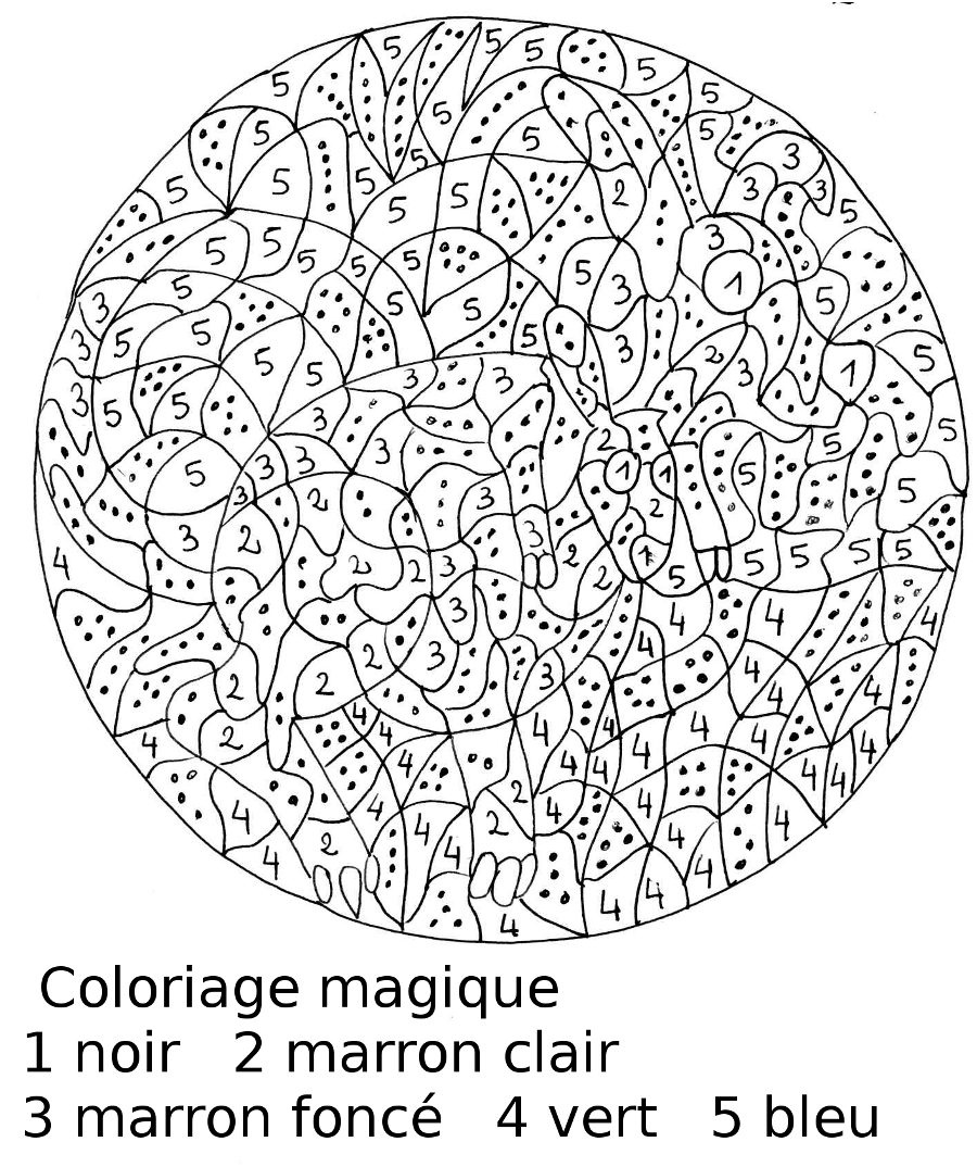 Coloriage À Imprimer Magique Inspiration 20 Dessins De Coloriage Magique Cm2 à Imprimer