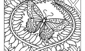 Coloriage À Imprimer Mandala Papillon Génial Coloriage Papillon Difficile à Découper