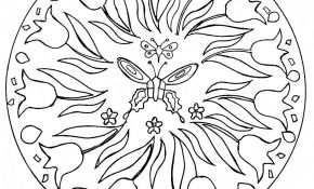 Coloriage À Imprimer Mandala Papillon Unique Mandala A Imprimer Papillon Et Fleurs – Mandalas Sur Le