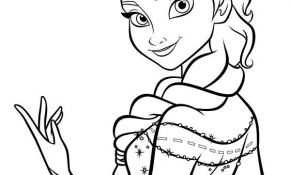 Coloriage À Imprimer Princesse Inspiration Coloriage Princesse Disney Elsa Dessin