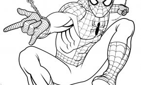 Coloriage À Imprimer Spiderman Nice 20 Dessins De Coloriage Spiderman Gratuit à Imprimer