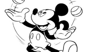 Coloriage A Peindre Nice Dessins Peindre Mickey