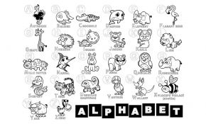 Coloriage Alphabet Animaux Génial Poster Géant à Colorier Pour Enfant Alphabet Animaux