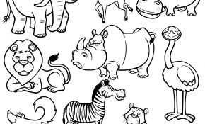 Coloriage Animaux Sauvage Nice Coloriage Animaux Sauvages Dessin