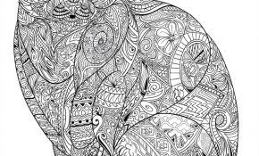 Coloriage Anti Stress Animaux Cerf Inspiration Coloriage Chat Adulte Difficile Antistress Animaux
