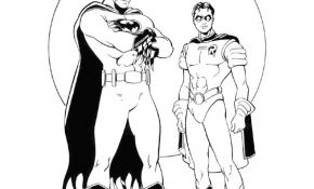 Coloriage Batman Nice Coloriage Batman Et Robin
