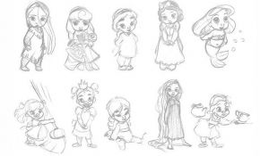 Coloriage Bébé Disney Inspiration Animators Disney Princesses Amandine