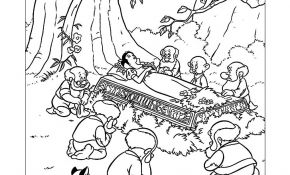 Coloriage Blanche Neige Nice Blanche Neige 9 Coloriage Blanche Neige Et Les Sept