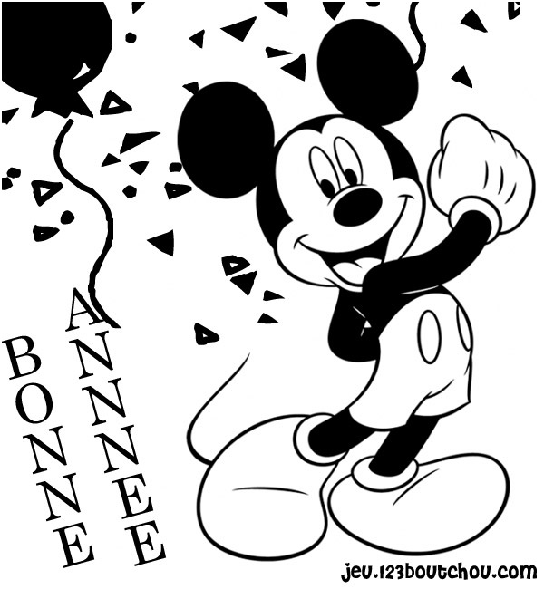 Coloriage Bonne Annee Élégant Cuisine Pour Coloriage Bonne Année Disney