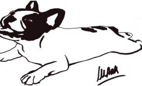 Coloriage Bouledogue Français Nouveau Dessins Au Feutre Noir Best Bulldog Blog