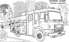 Coloriage Camion De Pompier Inspiration Camion De Pompier 15 Transport – Coloriages à Imprimer