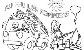 Coloriage Camion De Pompier Meilleur De 110 Dessins De Coloriage Sam Le Pompier à Imprimer