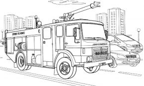 Coloriage Camion Pompier Unique Camion De Pompier 59 Transport – Coloriages à Imprimer