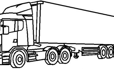 13 Adorable Coloriage Camion Scania Pictures  COLORIAGE