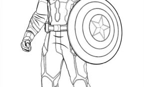 Coloriage Capitaine América Frais Coloriage Captain America