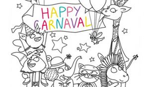 Coloriage Carnaval Inspiration Vive Le Carnaval Momes