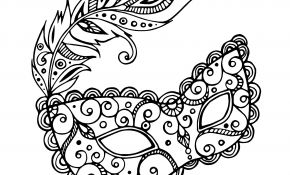 Coloriage Carnaval Nice Masque Carnaval Simple Carnaval Coloriages Difficiles