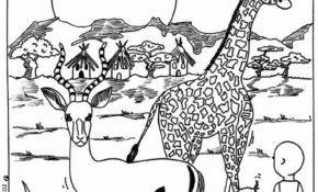 Coloriage Carte Afrique Luxe Coloriage Animaux Afrique Dessin Gratuit à Imprimer