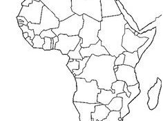 Coloriage Carte Afrique Nouveau Blank Map Of Africa Unit On African Music Have The Kids
