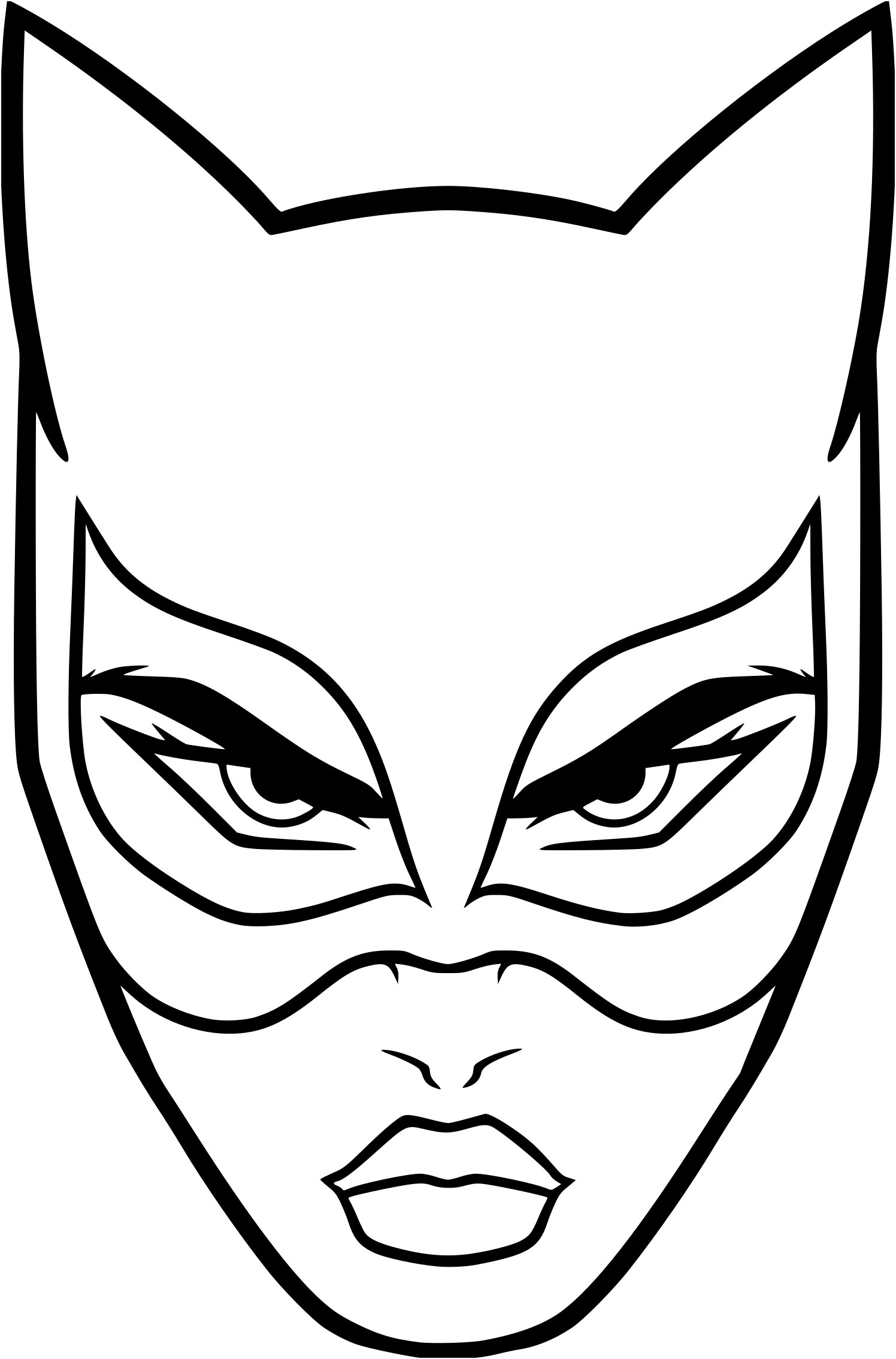 Coloriage Catwoman Génial Coloriage Masque Catwoman à Imprimer Sur Coloriages Fo