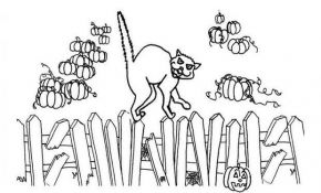 Coloriage Chat Halloween Nice Coloriages Le Chat Fr Hellokids