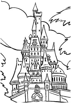 Coloriage Chateau Frais Dessiner Le Chateau De Disneyland Paris