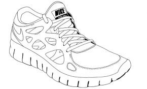 Coloriage Chaussures Nice Illustration