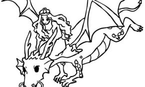 Coloriage Chevalier Dragon Génial Coloriage Chevaliers Et Dragons Dragon Et Princesse