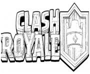 Coloriage Clash Royale A Imprimer Génial Coloriage Clash Royale Logo Ficiel Dessin