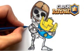 Coloriage Clash Royale Élégant Dessin Squelette Clash Royale