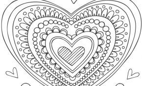 Coloriage Coeur À Imprimer Génial Mandala A Imprimer Coeur