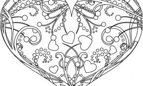 Coloriage Coeur Fleur Meilleur De 18 Dessins De Coloriage Mandala Coeur à Imprimer