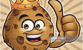 Coloriage Cookies Inspiration Illustrations Et Dessins Animés De Cookie Aux Pépites De