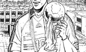 Coloriage Coupe Meilleur De Coloriage Zidane Avec La Coupe Du Monde Dessin