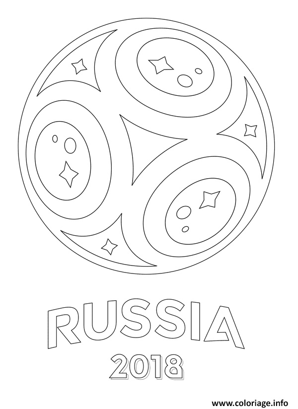 Coloriage Coupe Nouveau Coloriage Coupe Du Monde 2018 Russie Fifa Dessin