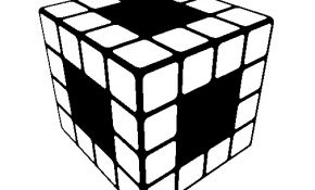 Coloriage Cube Frais Coloriage De Cube Rubik Pour Colorier Coloritou