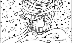 Coloriage Cupcake Kawaii Inspiration Cupcake Love Cupcakes Et Gâteaux Coloriages Difficiles