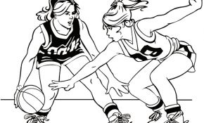 Coloriage De Basket Unique Dessins En Couleurs à Imprimer Sports Numéro