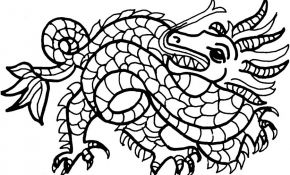 Coloriage De Dragon Nice Coloriages De Dragons Chinois