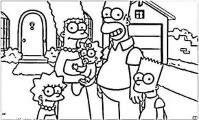 Coloriage De Famille Frais Coloriage La Famille Simpson Dessin Gratuit à Imprimer