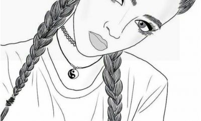 10 Adorable Coloriage De Fille Swag Photograph  COLORIAGE