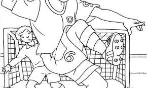 Coloriage De Football Frais Coloriage Football Les Beaux Dessins De Sport à Imprimer